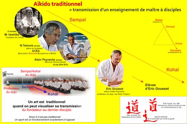 Éric  Gousset est  le maitre du dojo